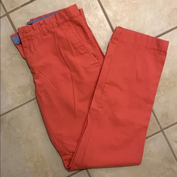 salmon chinos
